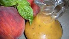 Basil Peach Salad Dressing.