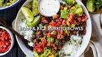 Bean & Rice Burrito Bowls | This Savory Vegan