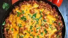 Beef and Tomato Skillet with Polenta Recipe