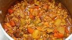 Beef Vegetable Ditalini Pasta Soup
