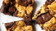 Brookie (Chocolate Chip Cookie and Brownie Bar)