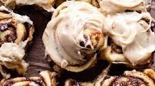 Brown Butter Iced Mocha Cinnamon Rolls
