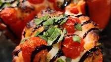 Caprese Chicken Stuffed Peppers