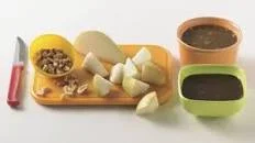 Caramel-Chocolate Apple Fondue