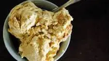 Carrot Cake Ice Cream with Cream Cheese Frosting Swirl