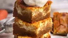 Carrot Cake with Cream Cheese Swirl