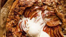 Chai spiced apple galette