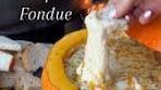 Cheese Fondue🧀 (in a pumpkin!)🎃 Omg, this was so delicious ...