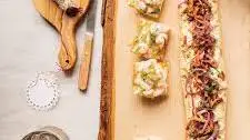 Cheese-Stuffed Baguette Bread (Bacon and Shrimp)