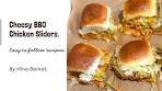 Cheesy BBQ Chicken Sliders | Chicken Sliders | Pakistani ...