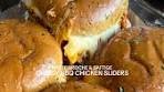 Cheesy BBQ Chicken Sliders Rezept