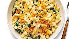Cheesy Ditalini with Chicken and Spinach