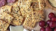 Cheesy Everything Crackers
