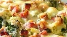 Cheesy Ham Broccoli Casserole