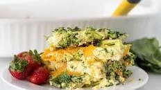 Cheesy Vegetable Egg Bake