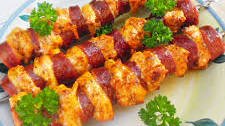 Chicken and Chorizo Skewers