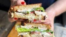 Chicken Caesar Salad Sandwich