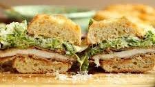 Chicken Caesar Salad Sandwiches