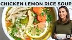 Chicken Lemon Rice Soup