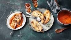 Chile relleno: mexikanische, gefüllte Paprika