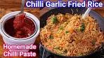 Chilli Garlic Fried Rice with Homemade Chutney - New Way ...