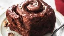 Chocolate Cinnamon Rolls with Hazelnut Icing