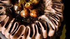 Chocolate Hazelnut Espresso Cake with Frangelico Swiss Meringue Buttercream! Enough Said!