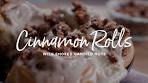 Cinnamon Rolls with Smoked Candied Nuts