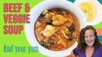 Clean Out your Fridge Soup | Italian Beef and Vegetable Soup