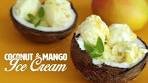 Coconut and Mango Ice Cream