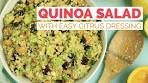 Cranberry quinoa salad with citrus vinaigrette