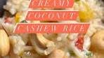 Creamy Coconut Rice is the tastiest addition to your ...