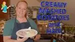 Creamy Mashed Potatoes & Ham with Honey Mustard recipe