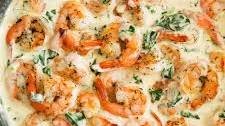Creamy Parmesan and Spinach Shrimp