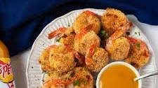 Crispy Baked Shrimp with Honey Mustard Sauce