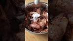 Crispy baked wings with lemon, honey and garlic sauce