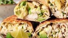 Crispy Chicken Avocado Wraps