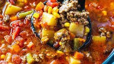 Crock Pot Spicy Vegetable Beef Soup