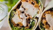 Crunchy Chicken Caesar Wraps