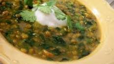 Curried Lentil and Spinach Soup