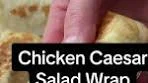 Delicious Chicken Caesar Wrap Recipe