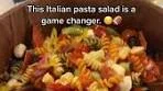 Delicious Italian Pasta Salad Recipe for Game Day Parties