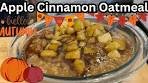 Delicious Warm Fall Apple Cinnamon Oatmeal