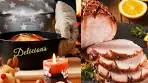 Dutch Oven Honey/Mustard Glazed Ham with Scalloped ...