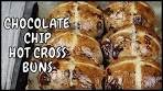Easter Chocolate Chip Hot Cross Bun Recipe anyone can ...
