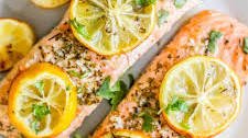 Easy Air Fryer Lemon Salmon
