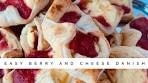 Easy Berry and Cheese Danish