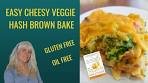 Easy Cheesy Veggie Hash Brown Bake / The Starch Solution