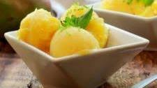 Easy Mango Coconut Sorbet