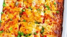 Easy Vegetarian Hash Brown Breakfast Casserole